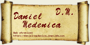 Daniel Medenica vizit kartica